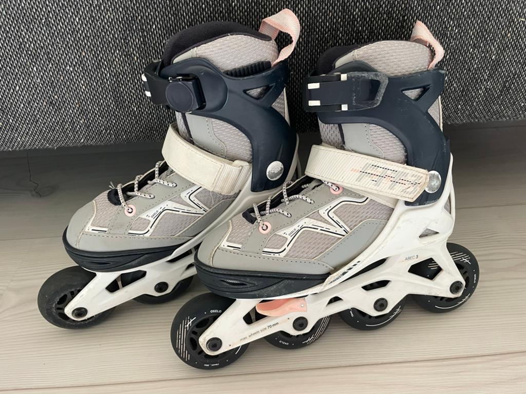 Verstelbare Oxelo inline skates - Maat 29-32, Sport en Fitness, Skeelers, Kinderen, Inline skates 4 wielen, Ophalen, Overige merken