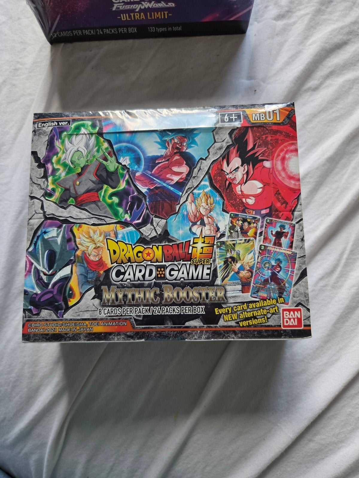 Dragon Ball Super Card Game Mythic Booster Box MBU1 Sealed, Hobby en Vrije tijd, Ophalen of Verzenden