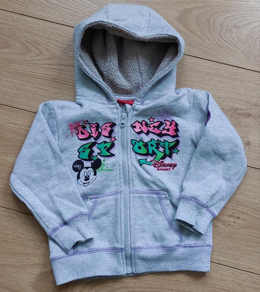 Disney vest maat 98 mickey  (klein prijsje), Ophalen of Verzenden, Gebruikt, Jongen of Meisje, Trui of Vest