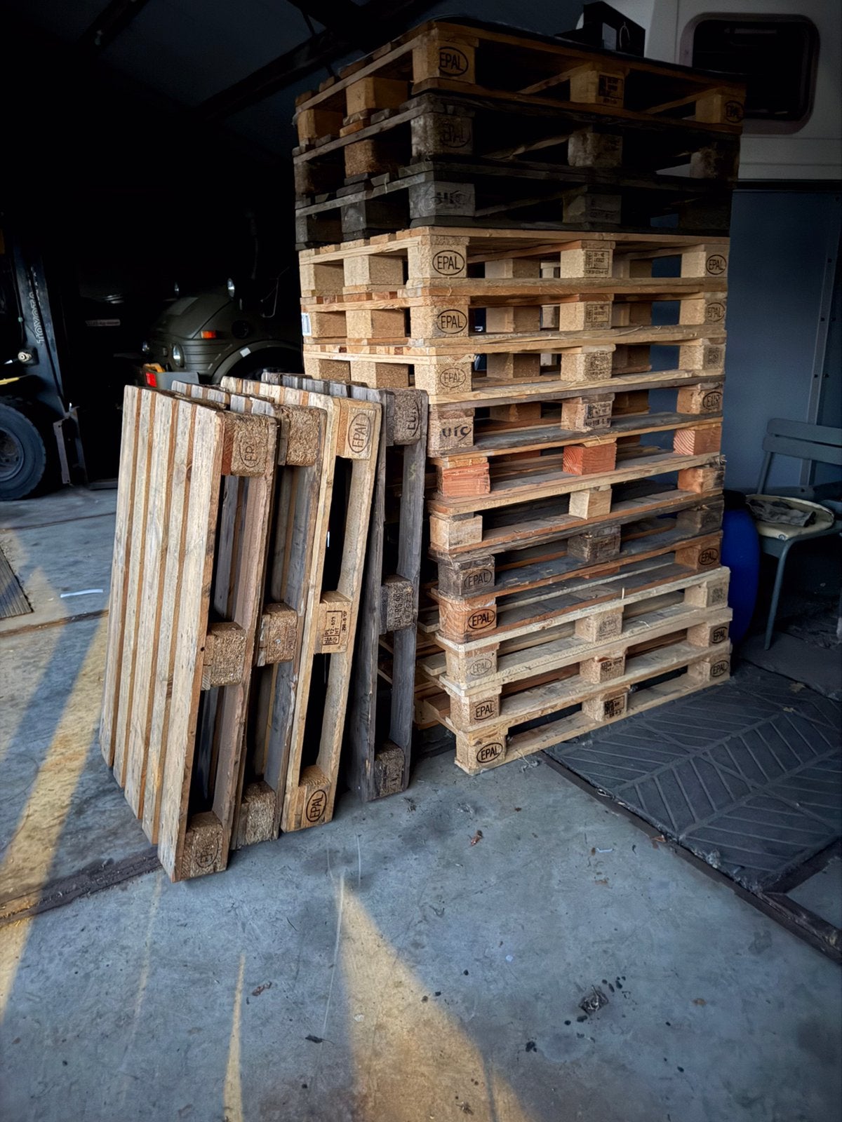 Europallets, Ophalen, Zo goed als nieuw, Pallet, Minder dan 200 cm