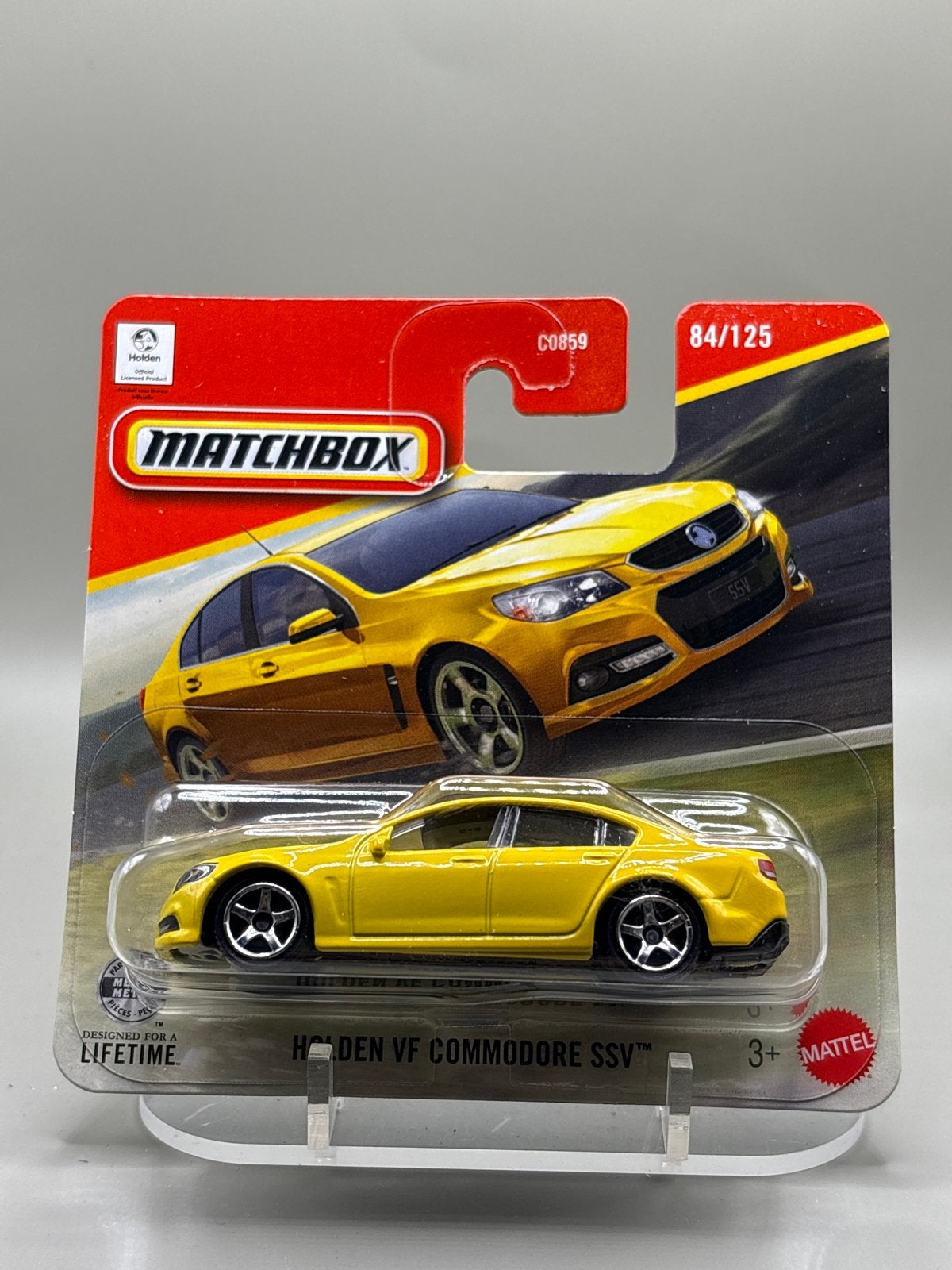 Matchbox Holden VF Commodore SSV - Geel Die-cast Model, Auto, Nieuw, Ophalen of Verzenden, Mattel