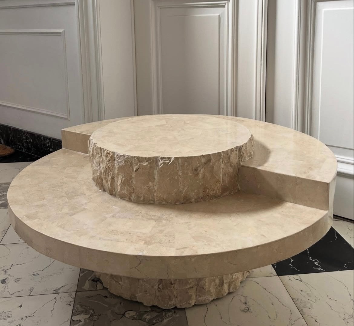 Magnussen salontafel, Ophalen, Zo goed als nieuw, Rond, 50 tot 100 cm