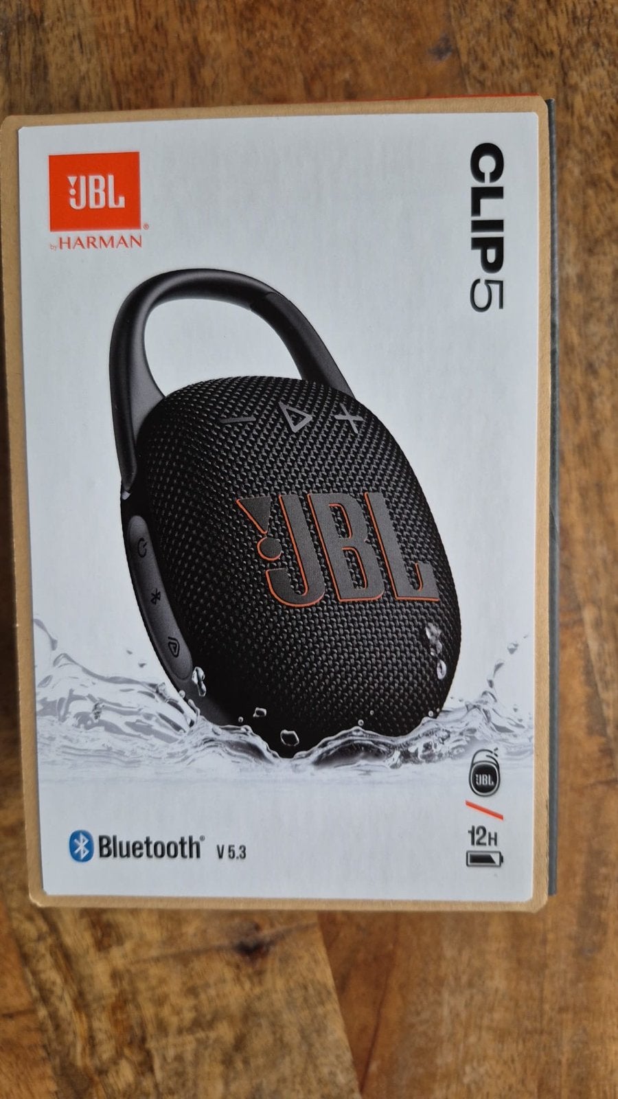 JBL Clip 5 Draagbare Bluetooth Speaker - Nieuw in Doos, JBL, Nieuw, Ophalen of Verzenden, Draagbare speaker