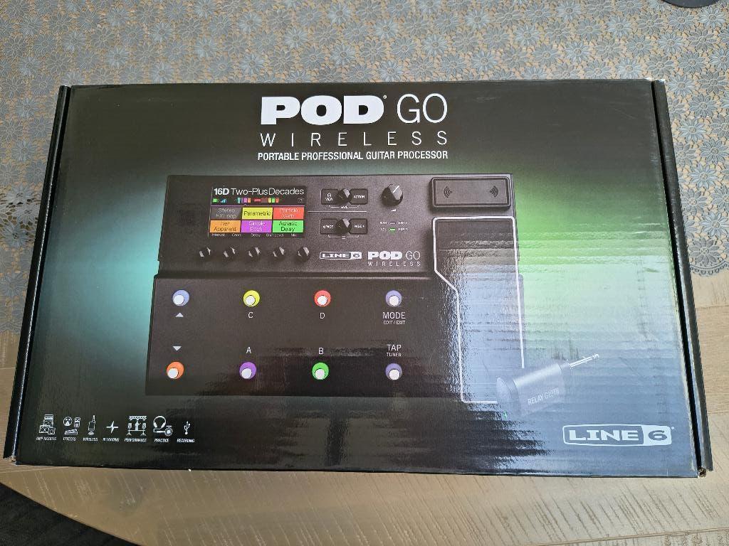 Te koop: Line6 POD Go Wireless z.g.a.n met garantie tot 2028, Ophalen of Verzenden, Zo goed als nieuw, Delay of Echo