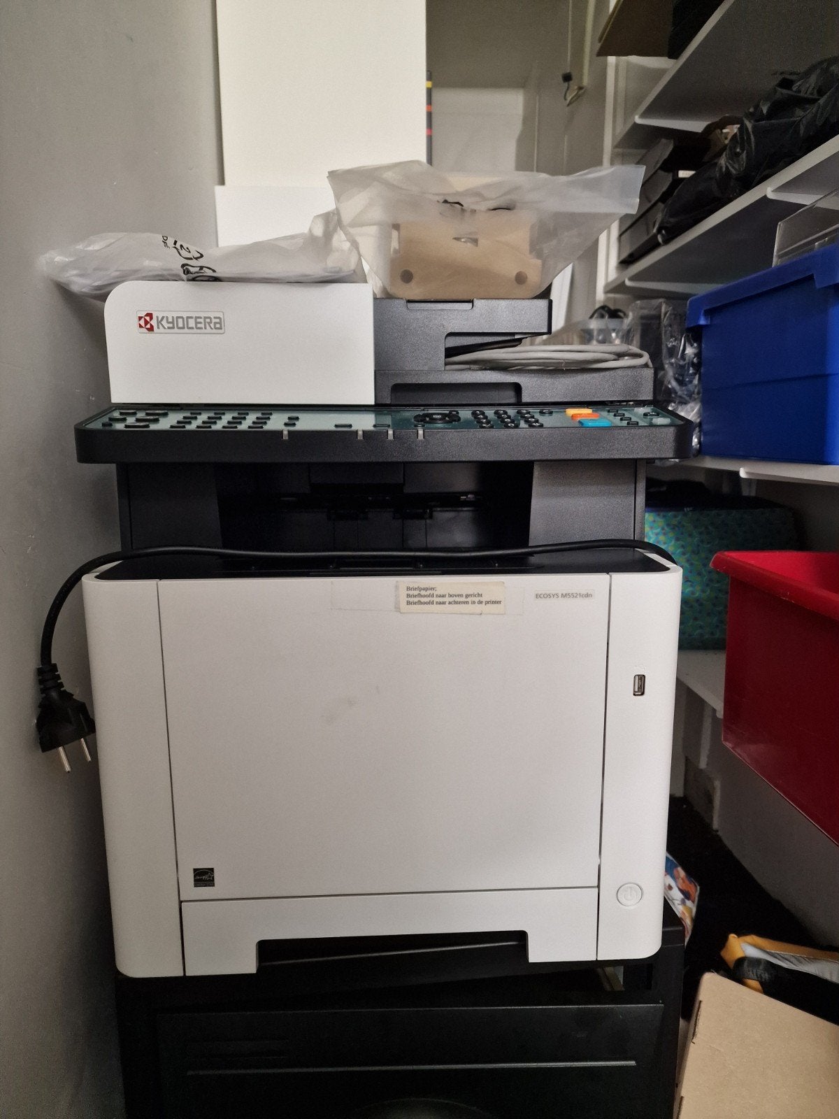 Kyocera Ecosys M5521cdn All-in-One Printer met toner, Computers en Software, Printers, Ophalen, Kleur printen, Gebruikt, All-in-one