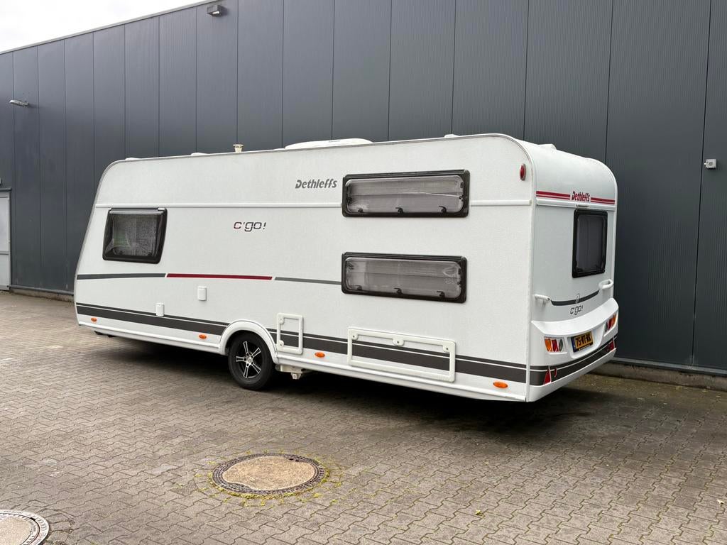 Dethleffs C’Go 515 RK stapelbed, airco, mover, luifel, Stapelbed, Rondzit, Particulier, Schokbreker
