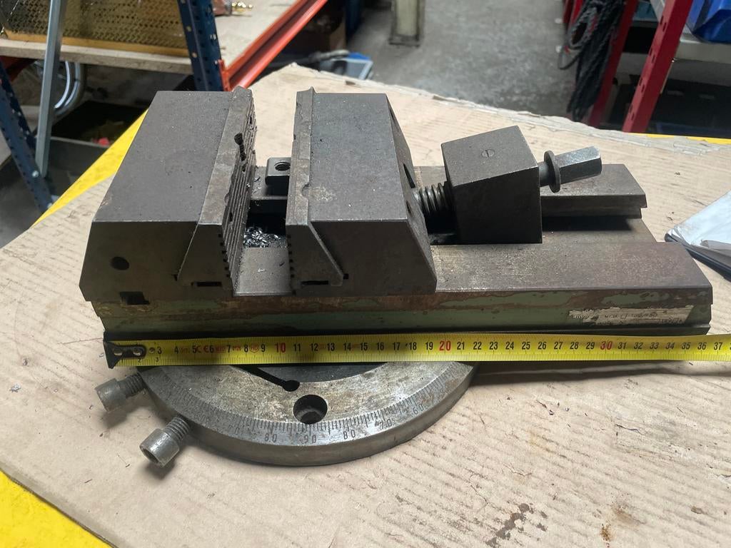 Robuuste machineklem met draaiplateau, Ophalen of Verzenden, Gebruikt