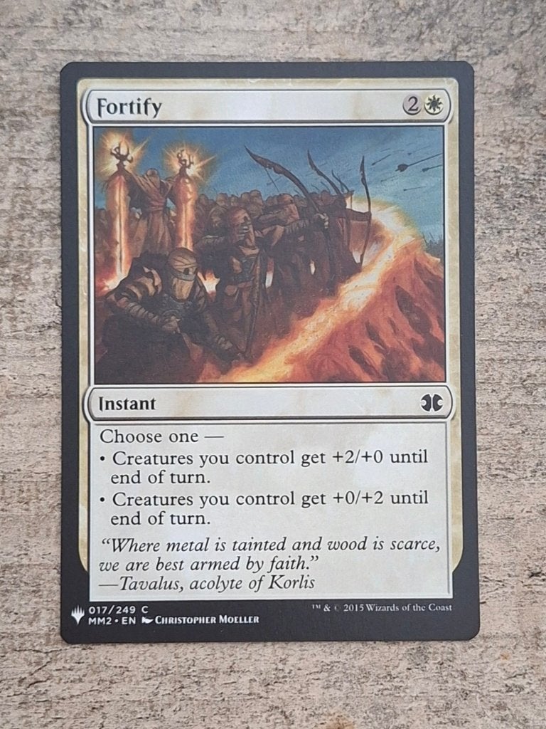 Fortify - Magic the Gathering, Verzenden, Gebruikt, Losse kaart