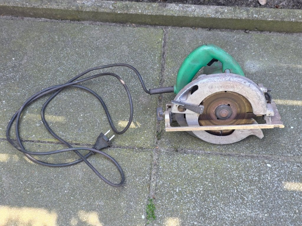 tk:Hitachi cirkelzaag / handcirkelzaag C6U – 1010W -5000/min, Gebruikt, Cirkelzaag, Hitachi Koki, 600 tot 1200 watt