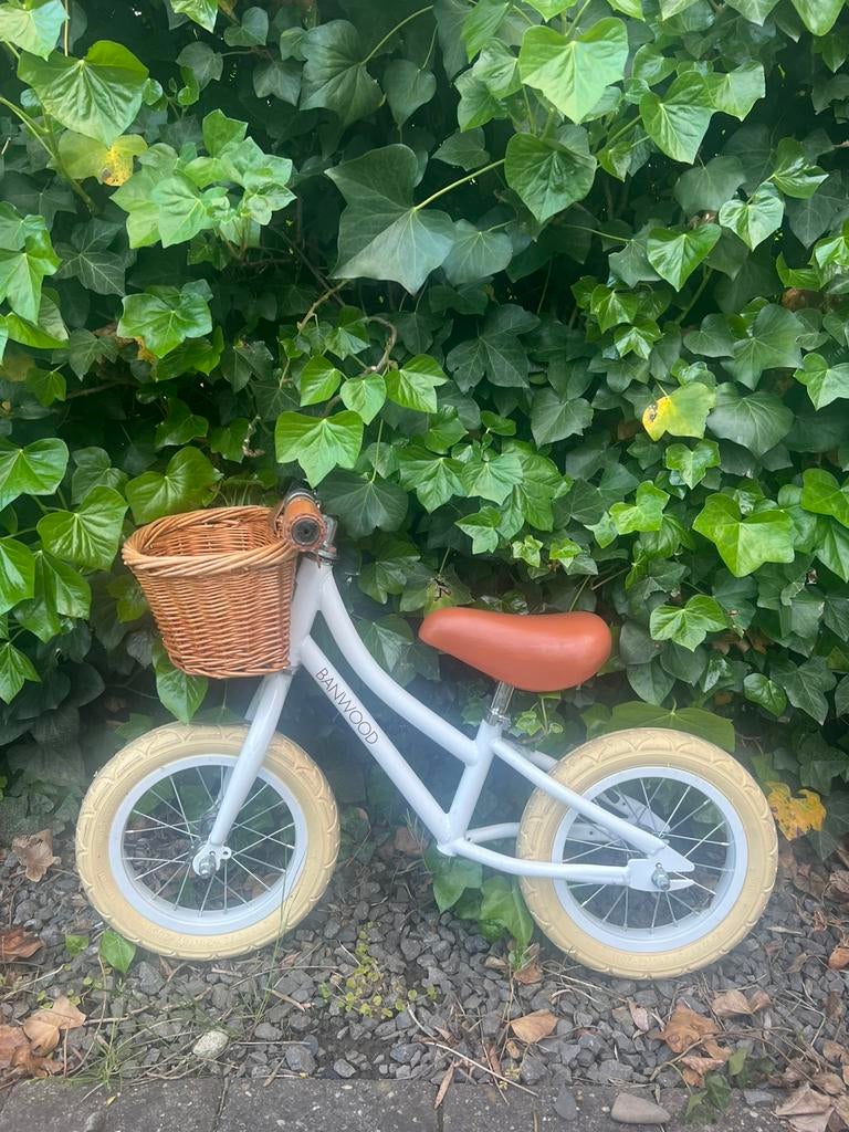 BANWOOD BALANCE BIKE FIRST GO VINTAGE - White, Ophalen