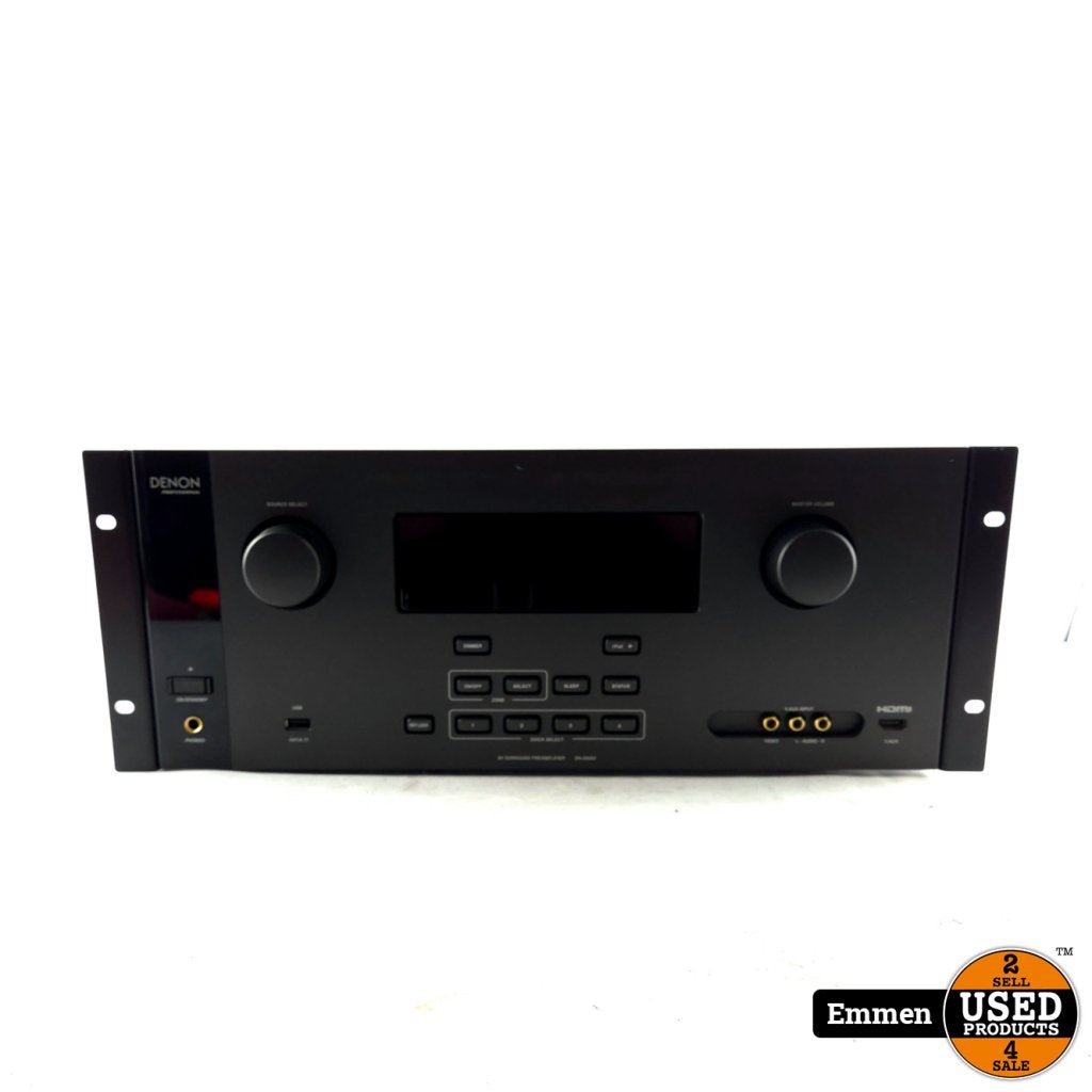 Denon DN-500AV 7.1 Versterker, XLR Met Rackmount, BT | ZGAN, Denon, Gebruikt, Support@denon.com, 1-1-1, Shin-Yokohama
Kohoku-ku, Yokohama 222-0033
Japan