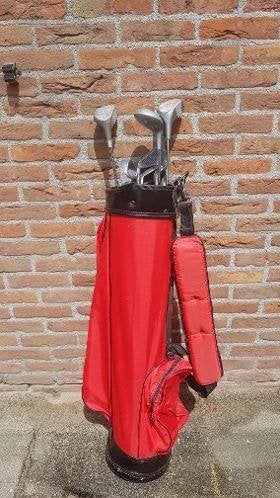Complete Golfset: Golftas met Golfsticks / Golfclubs, Ophalen, Gebruikt, Set, Overige merken