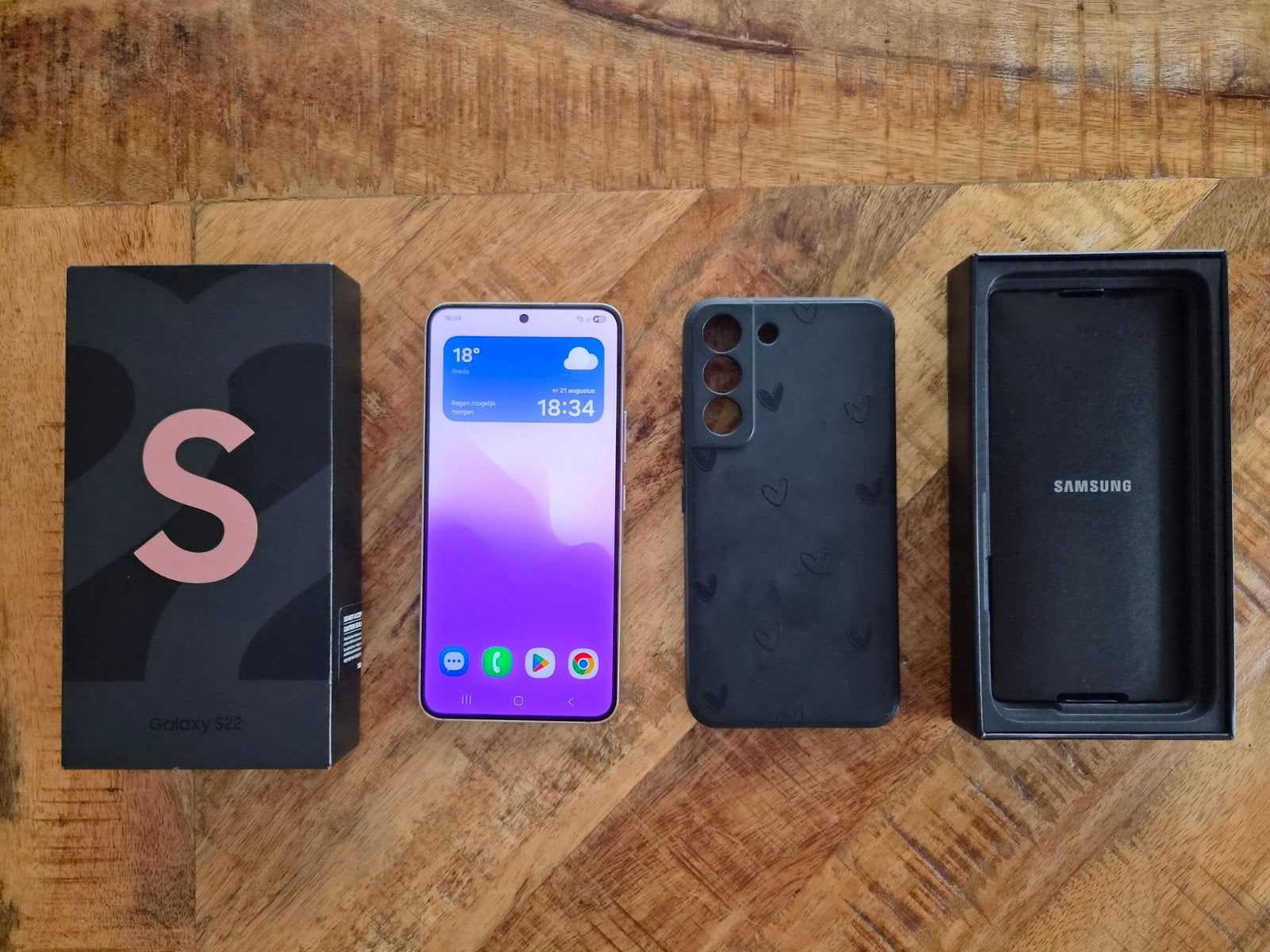Samsung Galaxy S22 128GB Pink Gold - Als nieuw!, Overige modellen, Ophalen of Verzenden, Zo goed als nieuw, Zonder simlock