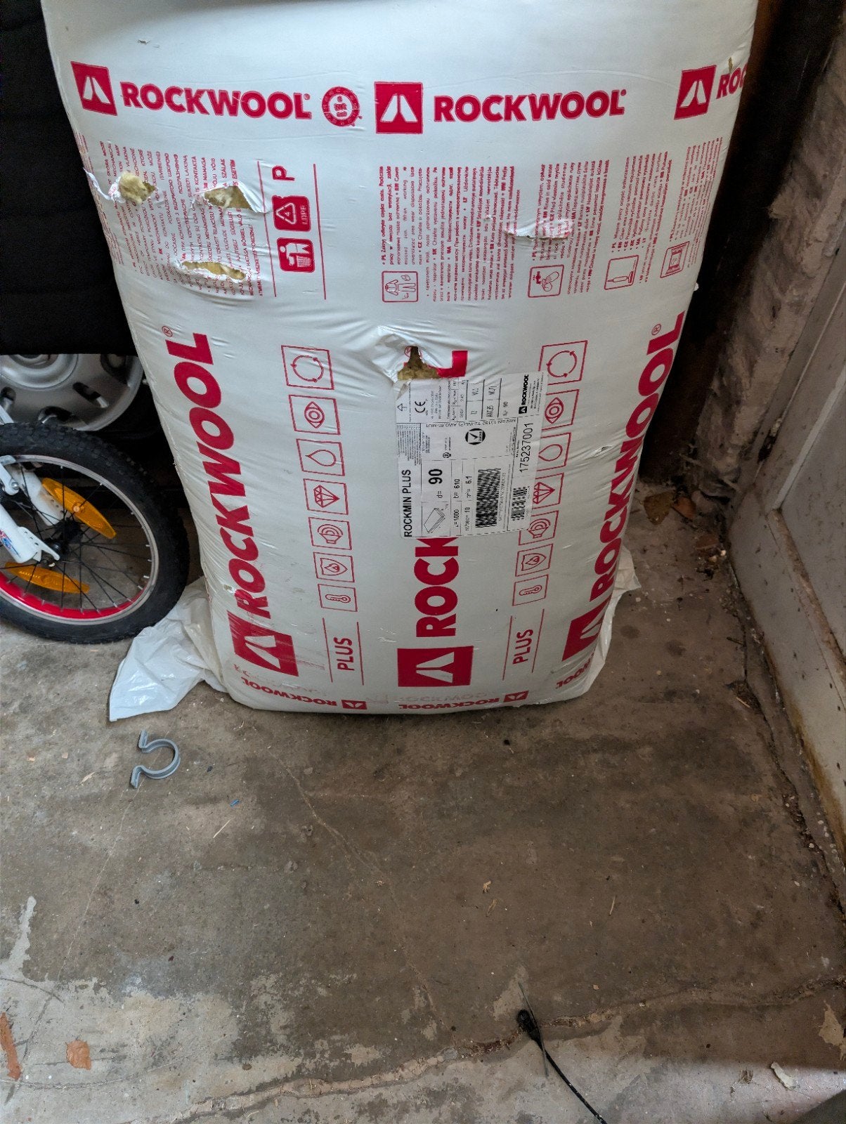 Rockwool 1 pak nieuw, Ophalen, 4 tot 8 cm, Nieuw, Steenwol