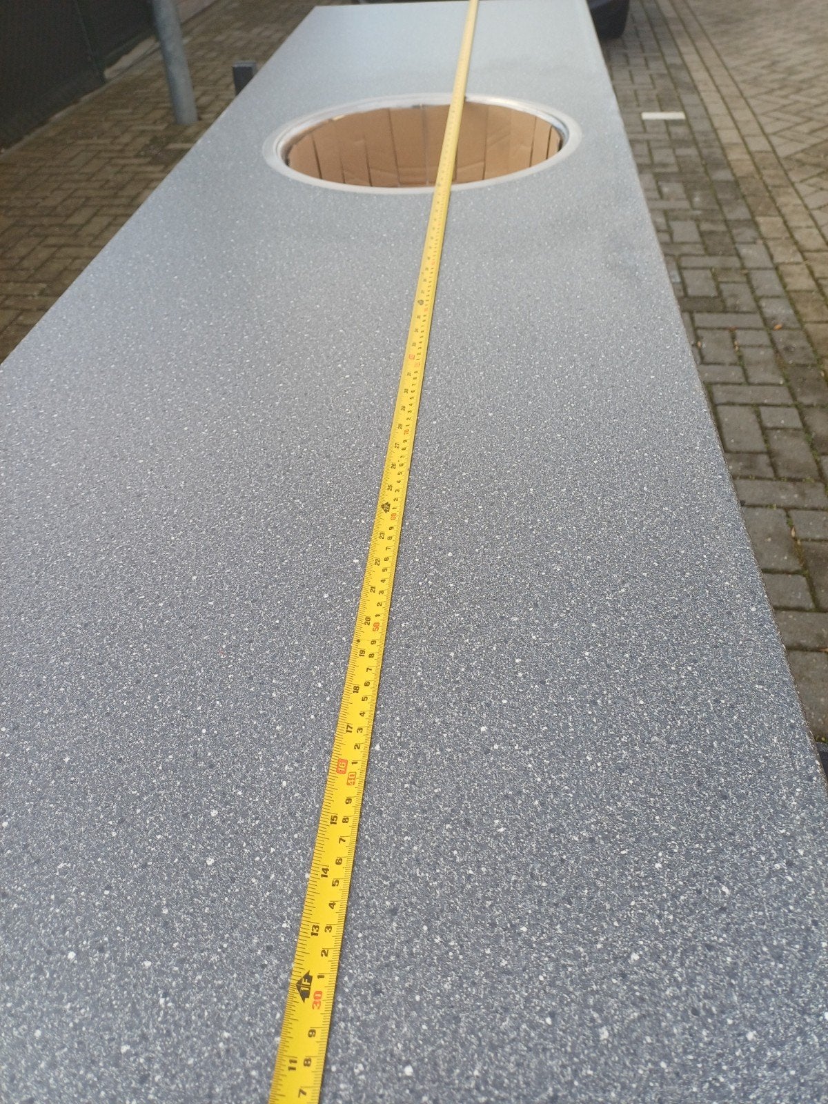 werkblad, Nieuw, Ophalen of Verzenden, 200 cm of meer, Minder dan 100 cm