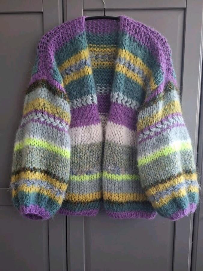 Nieuw handgemaakt mohair/alpaca vest, een maat, Kleding | Dames, Truien en Vesten, Overige kleuren, Maat 46/48 (XL) of groter