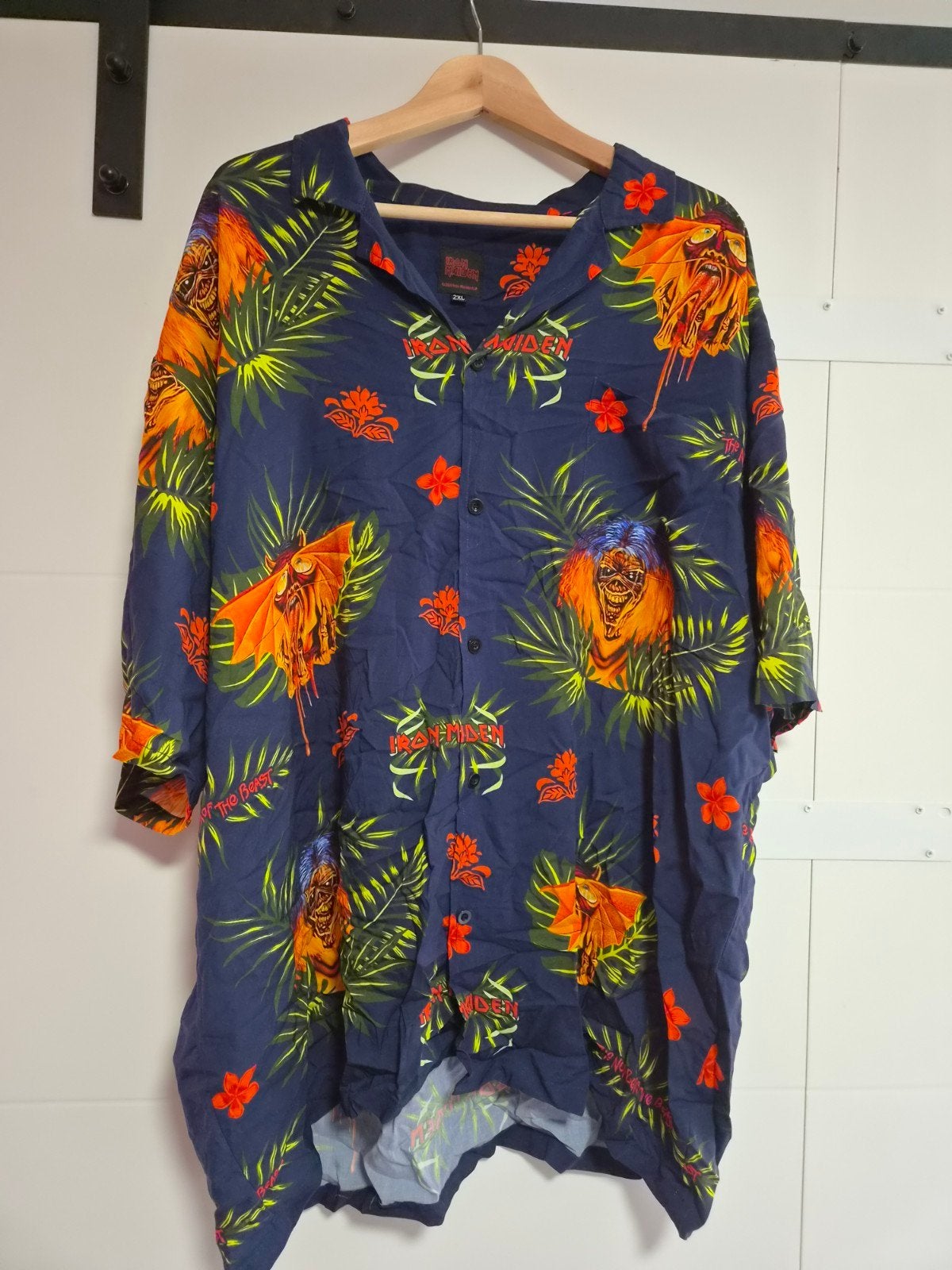 Iron maiden hawaï overhemd shirt xxl nieuw, Ophalen, Nieuw, Kleding