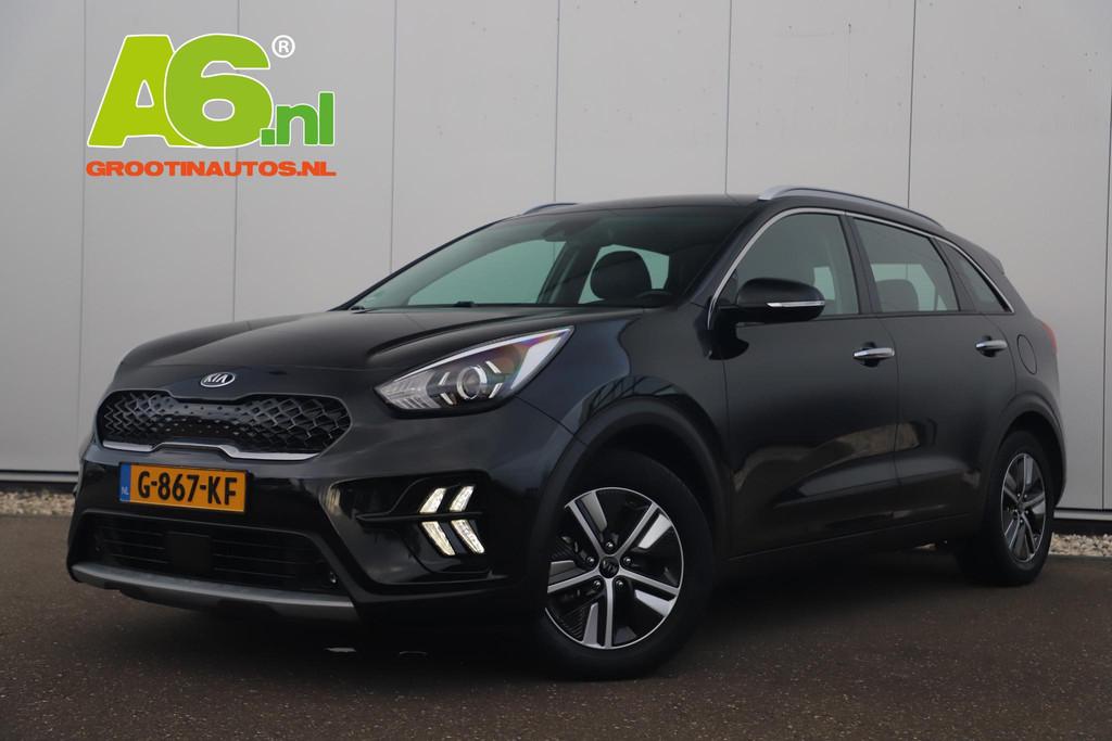 Kia Niro 1.6 GDi Hybrid DynamicLine 140PK Automaat Half Lede, Auto's, Kia, Bedrijf, Te koop, Niro, ABS, Achteruitrijcamera, Adaptive Cruise Control