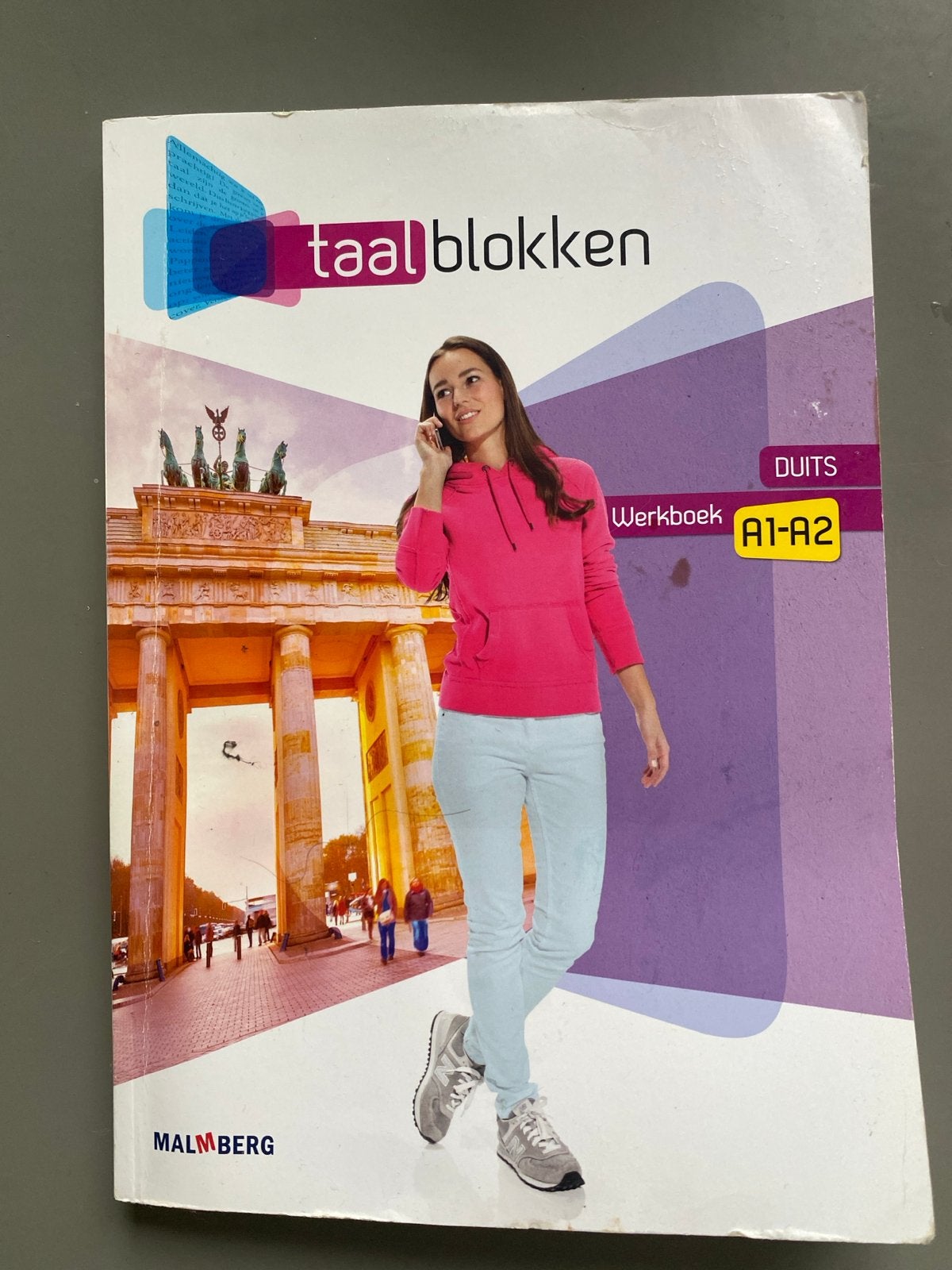 Taalblokken Duits Werkboek A1-A2, Ophalen, Zo goed als nieuw, MBO