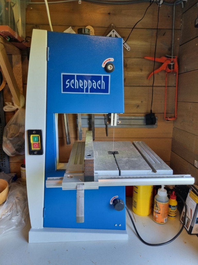 Scheppach Lintzaagmachine Basa1 (8"), Doe-het-zelf en Verbouw, Gereedschap | Zaagmachines, Zo goed als nieuw, Lintzaag, Minder dan 600 watt
