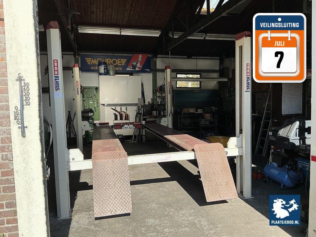 ONLINE VEILING: inhoud garage en bedrijfsinventaris