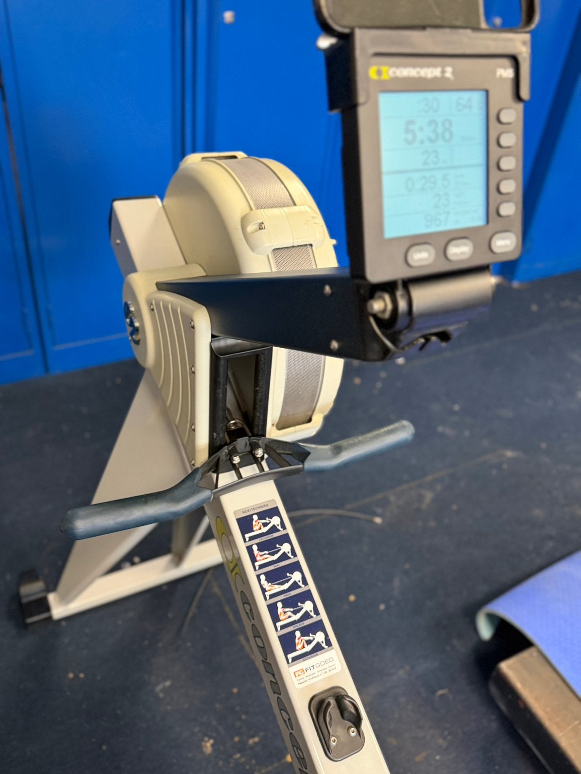 Concept 2 Roeitrainer PM5 - hoog model E, Ophalen, Gebruikt, Armen, Overige typen