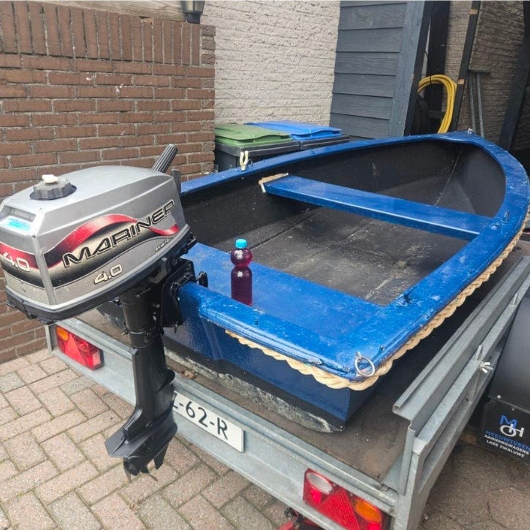 Aangeboden 4pk mariner slamixer + drijfding, Watersport en Boten, Ophalen, Motor en Techniek, Motorboot