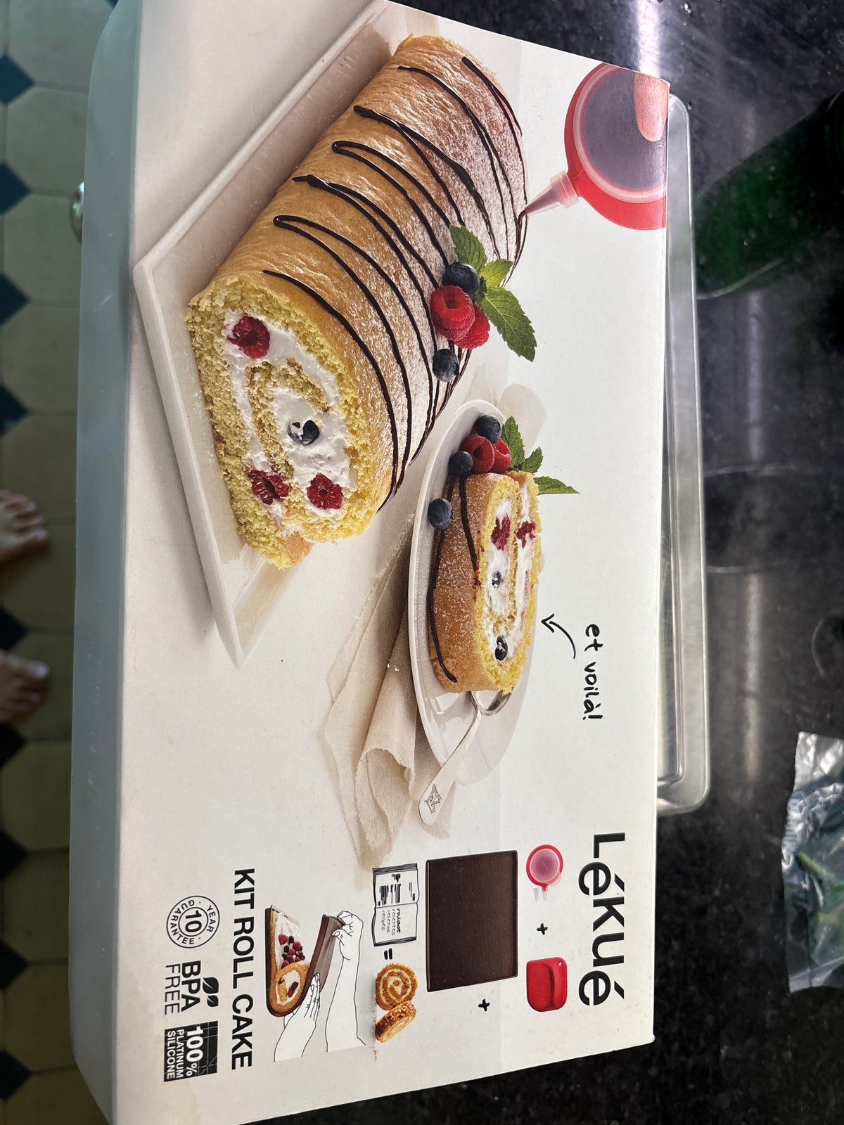 Lékué Kit Roll Cake - Bakset voor Rolcake, Overige typen, Kunststof, Nieuw, Ophalen of Verzenden