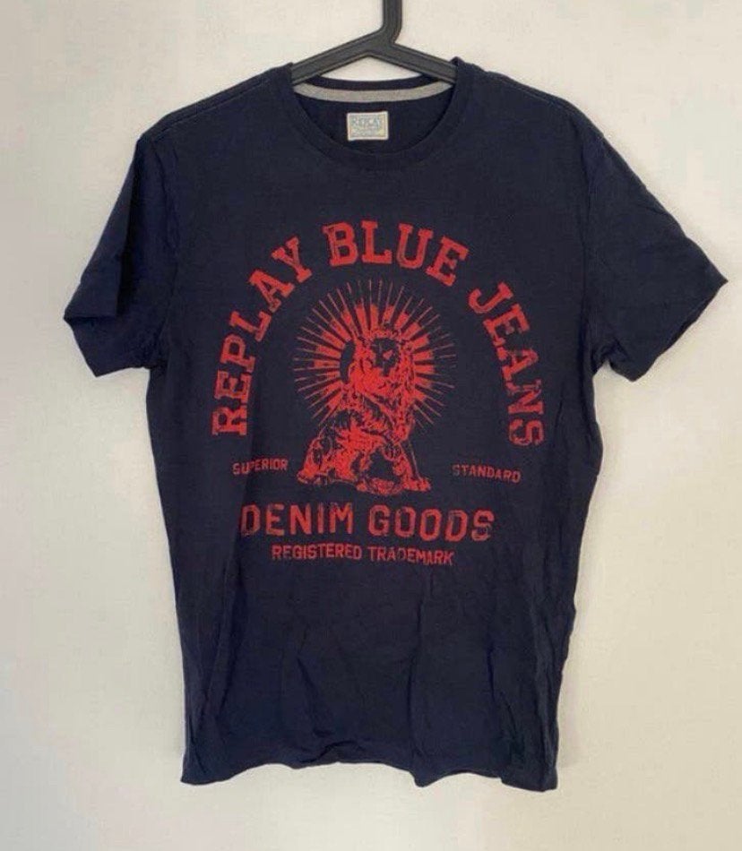 Replay t-shirt, maat M, Kleding | Heren, T-shirts, Zo goed als nieuw, Replay, Verzenden, Maat 48/50 (M)