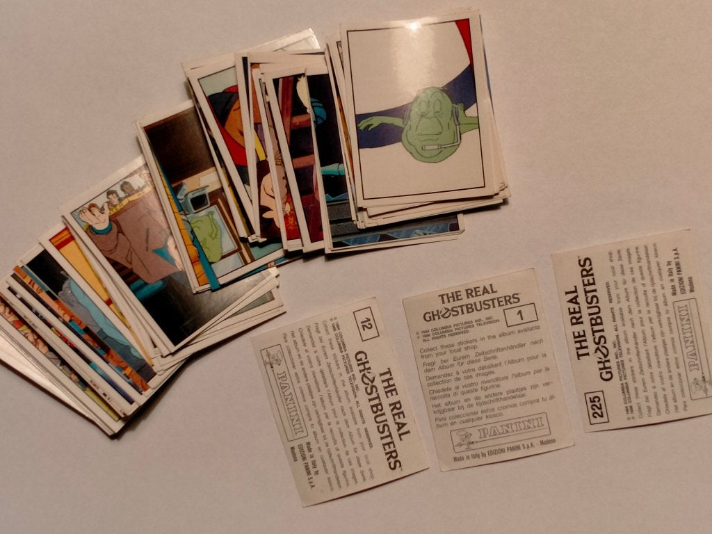 The Real Ghostbusters Panini vintage plaatjes verzamel kaart, Verzamelen, Ophalen of Verzenden, Gebruikt, Overige typen