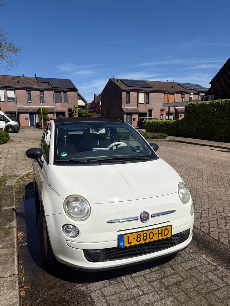 Fiat 500 1.2 C 2010 Wit, Voorwielaandrijving, 4 cilinders, Wit, Handgeschakeld