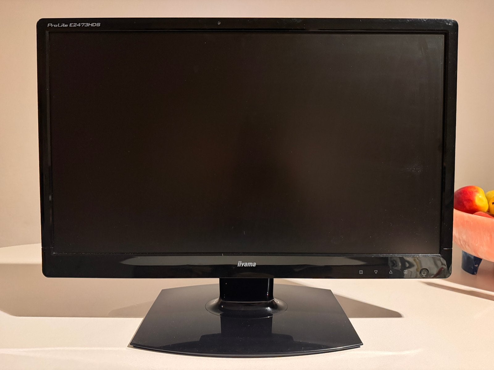 iiyama ProLite E2473HDS 24" Full HD, DVI, Full HD, Zo goed als nieuw, 1 tot 2 ms