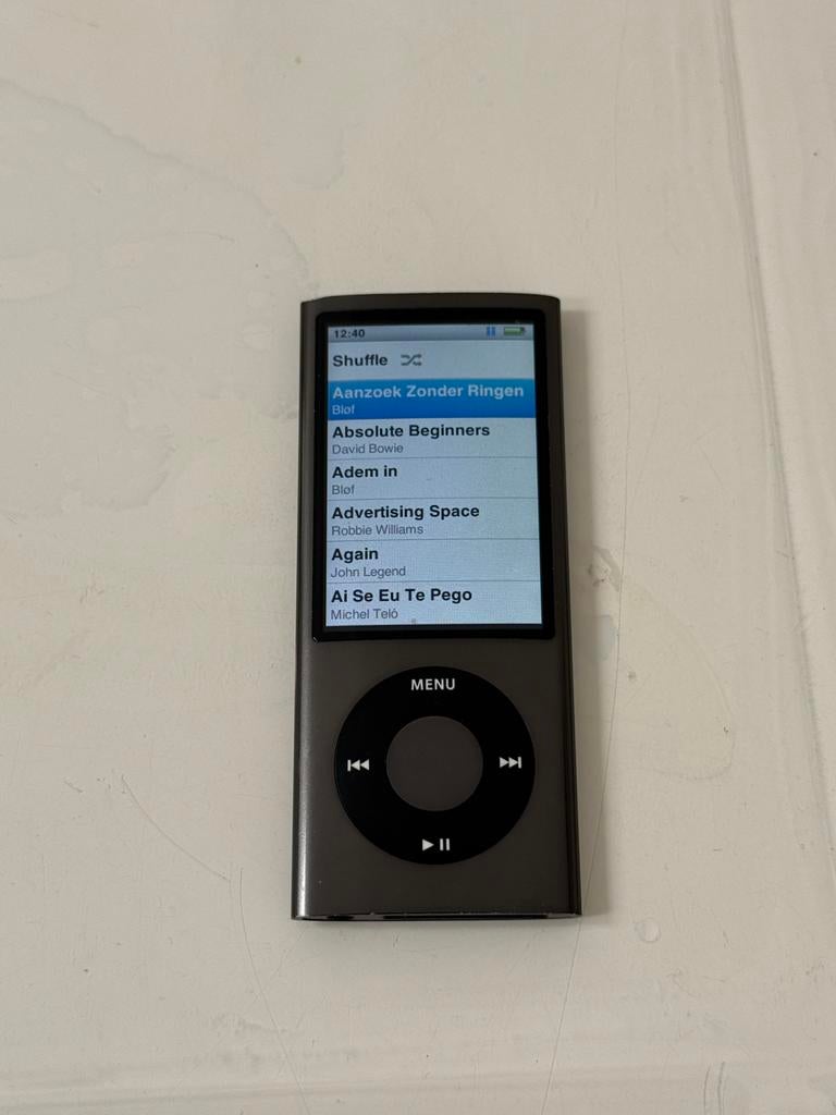 iPod nano 8GB met camera - Grijs, Apple, Zwart, Ophalen of Verzenden, Apple