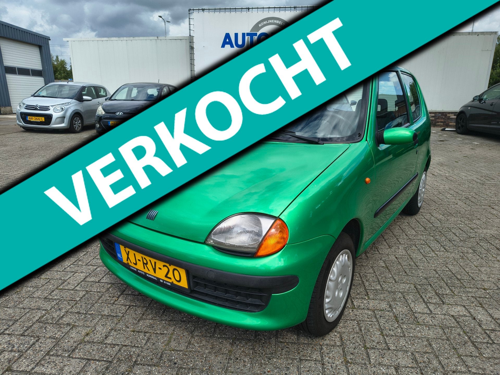 Fiat Seicento 900 ie SX, Stof, 899 cc, Handgeschakeld, 705 kg