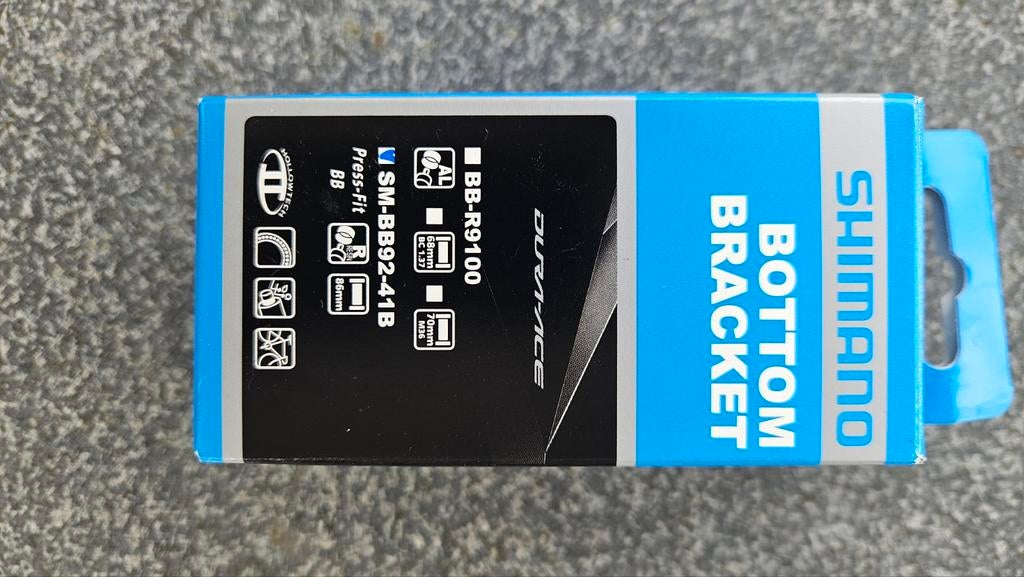Nieuwe Shimano Dura-Ace BB-R9100 Press-Fit Bottom Bracket, Overige typen, Nieuw, Ophalen of Verzenden, Aluminium
