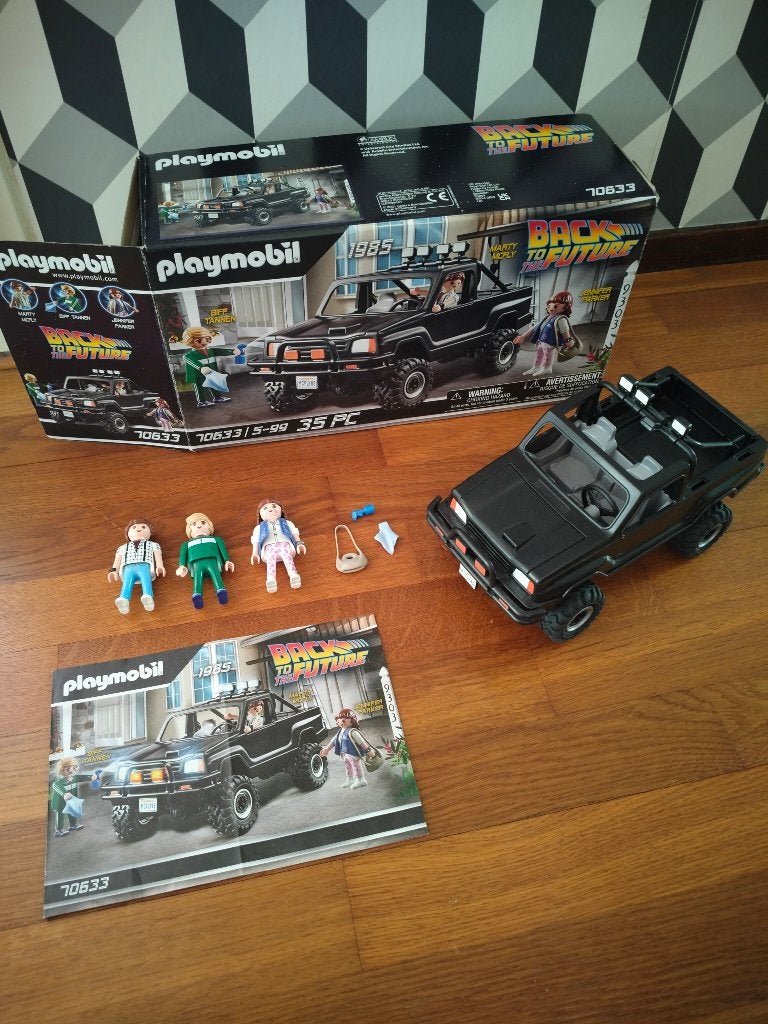 Playmobil 70633 Back to the future Marty's pickup truck, Ophalen, Complete set, Voertuig, Zo goed als nieuw