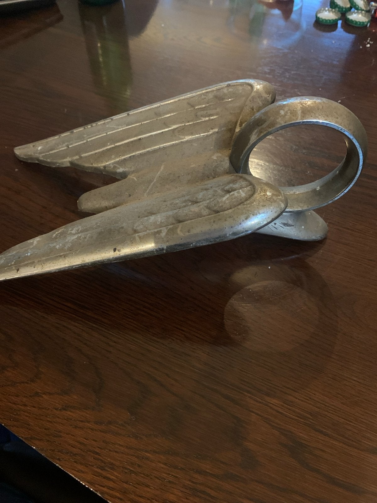 Vintage Vliegende Arend Motorkap Ornament - Klassieke Auto, Ophalen of Verzenden, Gebruikt, Oldtimer onderdelen