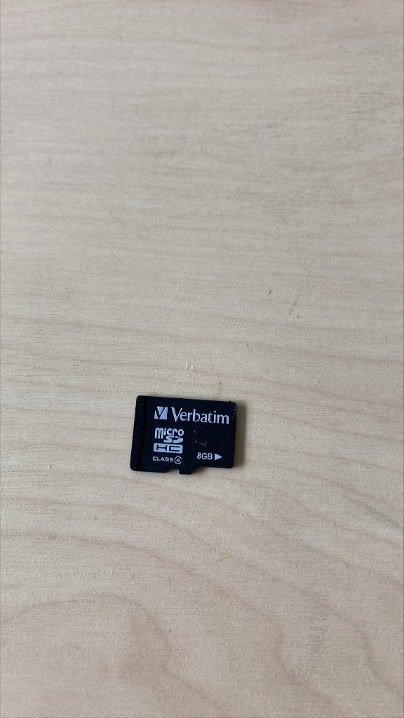 Verbatim 8gb, Audio, Tv en Foto, MicroSDHC, Gebruikt, 8 GB, Ophalen of Verzenden