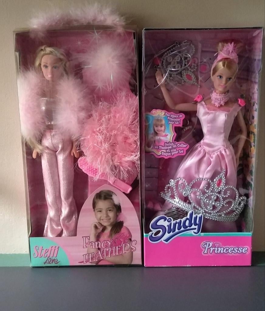 Cindy en Steffi Barbiepoppen, in verpakking, Verzamelen, Poppen, Ophalen of Verzenden, Pop