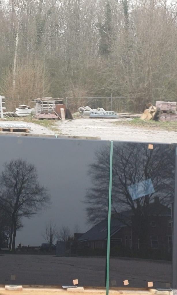 Glazen schuifwanden 4000x2400 getint glas, Tuin en Terras, Overkappingen, Ophalen, Nieuw, Veranda