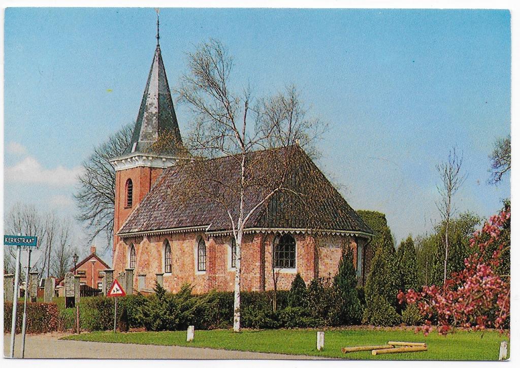 Wedde ( Gr ) Ned Herv  Kerk Ongelopen Ansichtkaart ( B8202), Verzamelen, Ophalen of Verzenden, Voor 1920, Ongelopen, Groningen