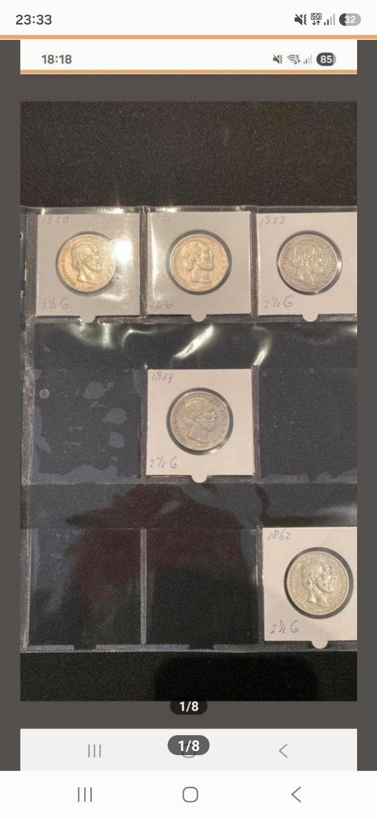Zilveren rijksdaalders willem 3, Postzegels en Munten, Munten | Nederland, 2½ gulden, Koning Willem III, Zilver, Ophalen of Verzenden