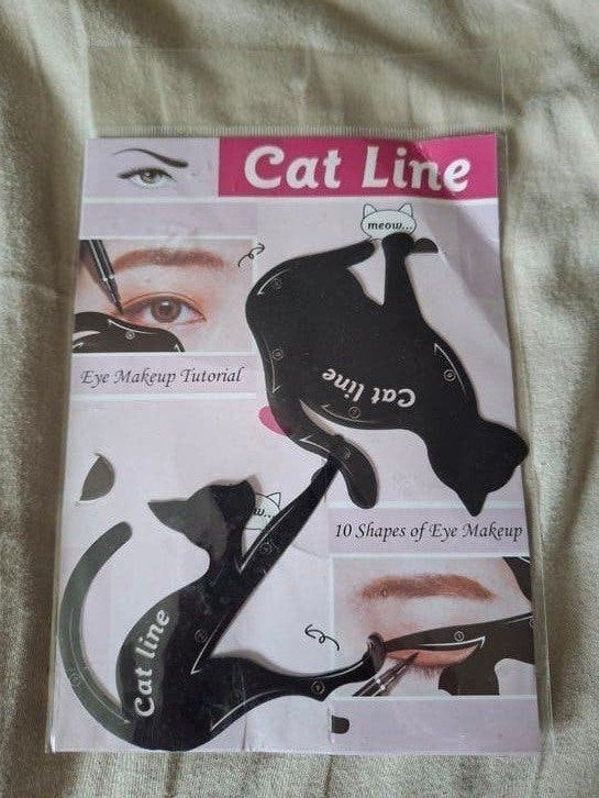Cat Line Eyeliner Stencil - Perfecte Cat Eye Make-up, Ogen, Zwart, Nieuw, Ophalen of Verzenden