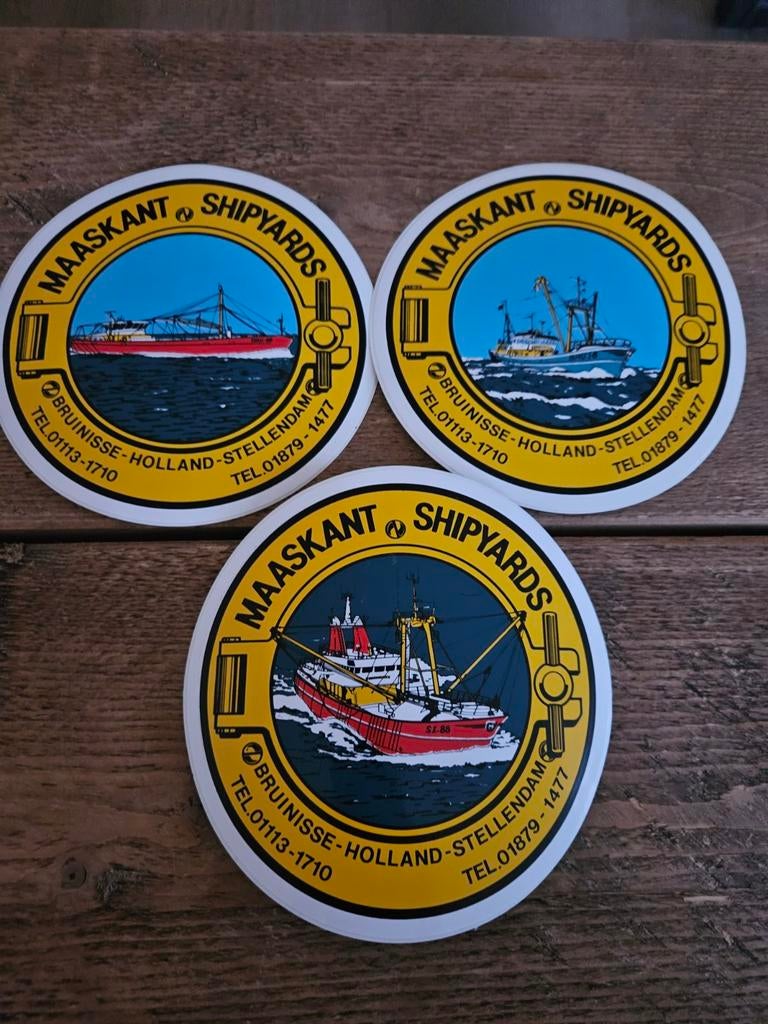 Maaskant Shipyards stickers, Verzamelen, Ophalen of Verzenden, Zo goed als nieuw