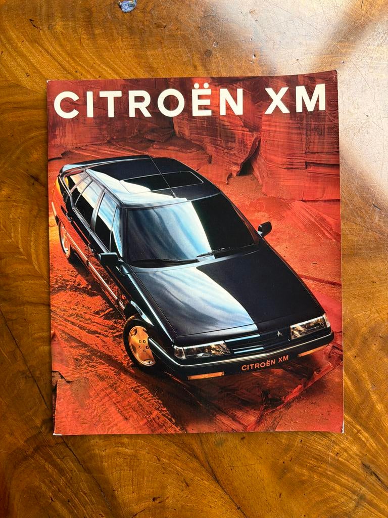 Citroën XM folder, Ophalen of Verzenden, Gelezen, Citroën