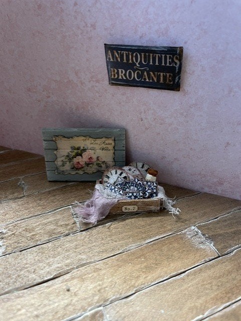 poppenhuis brocante kistje, Ophalen of Verzenden, Nieuw, Poppenhuis