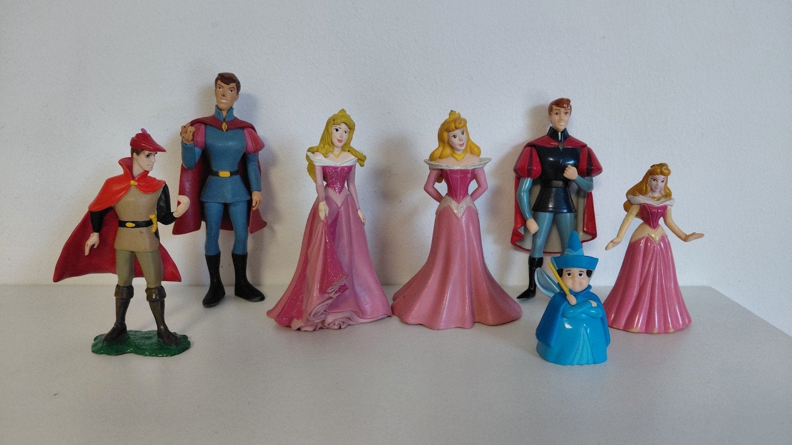 Doornroosje poppetjes Disney, Ophalen of Verzenden, Zo goed als nieuw