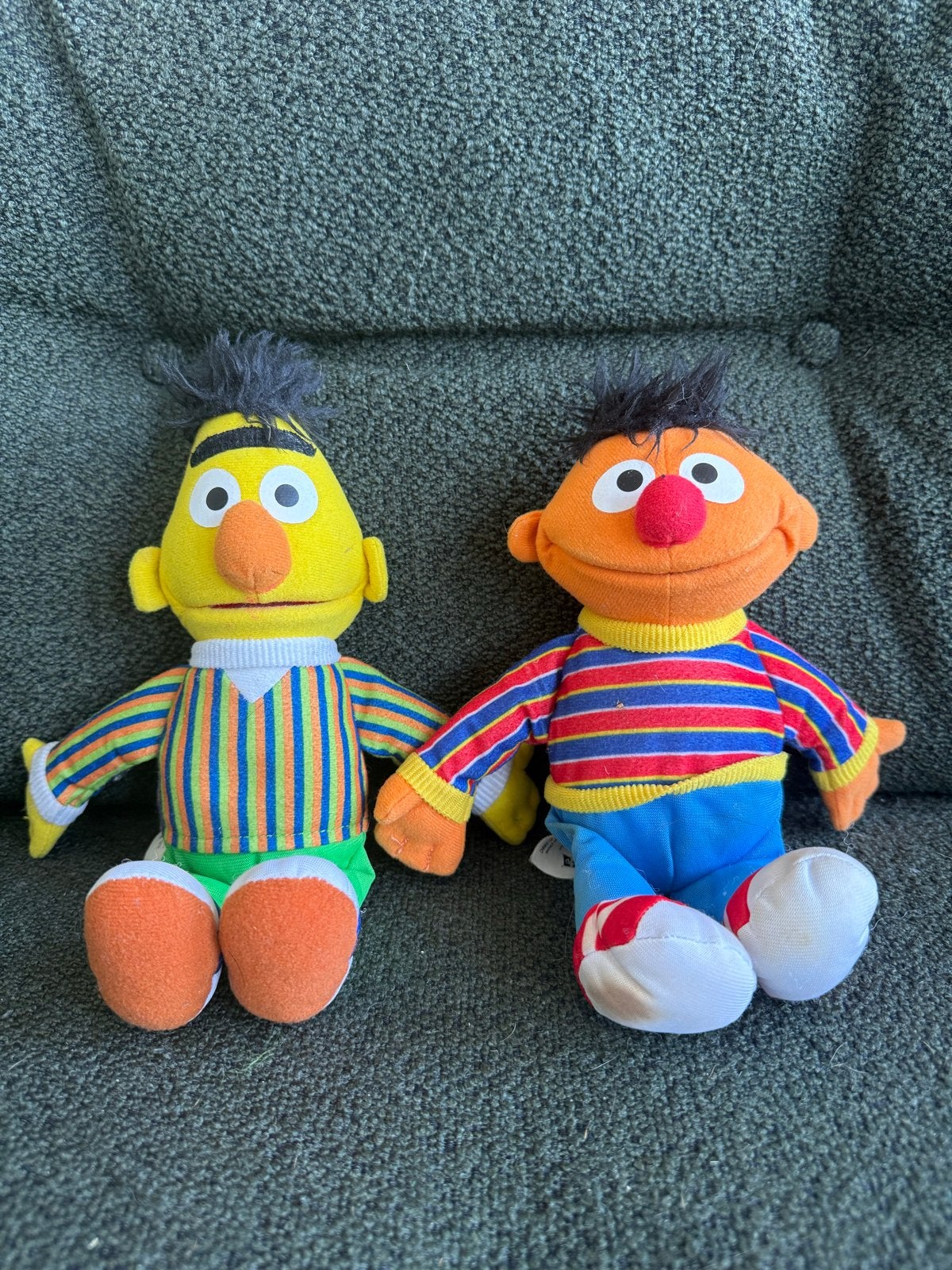 Bert en Ernie knuffels - Sesamstraat, Ophalen, Gebruikt, Overige merken, Overige karakters