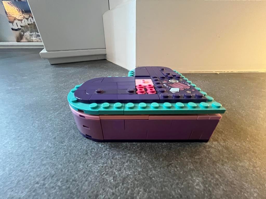 Lego hartvormig doosje - Leuk en decoratief, Gebruikt, Overige thema's, Lego, Overige typen