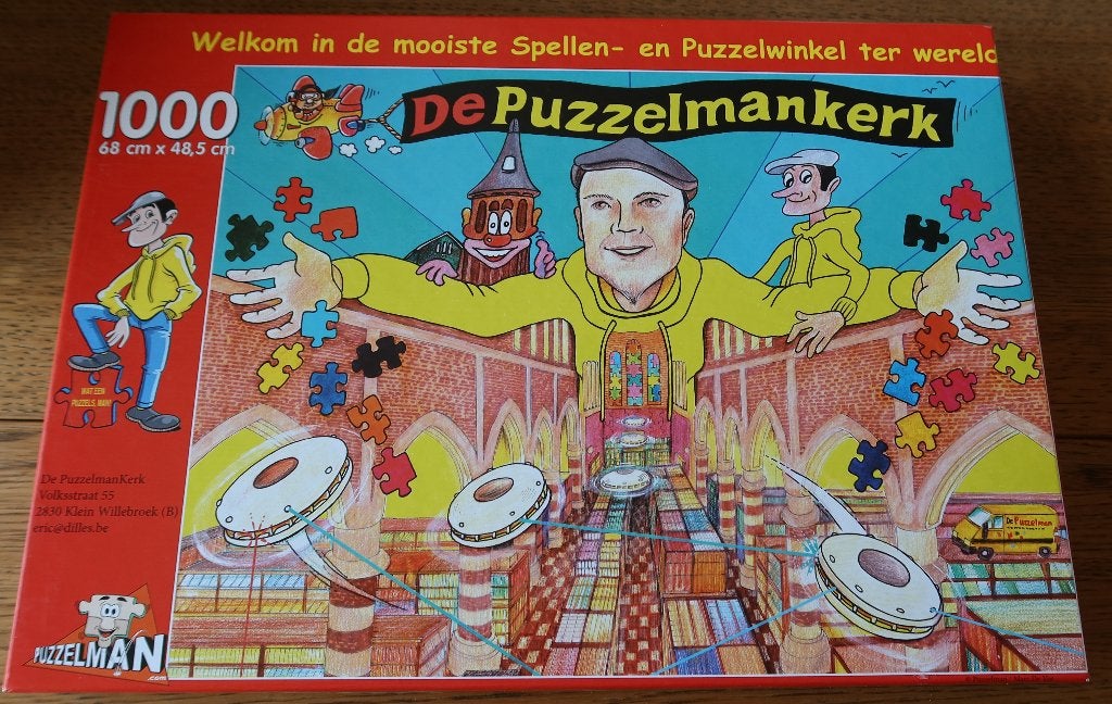 Legpuzzel Puzzelman – 1000 stukjes – De puzzelmankerk, Ophalen of Verzenden, 500 t/m 1500 stukjes, Zo goed als nieuw, Legpuzzel